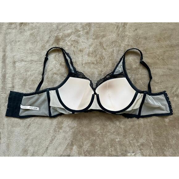 Victoria’s Secret Dream Angels Lined Black Lace Demi Bra Women’s‎ Size 34DD - Picture 4 of 4